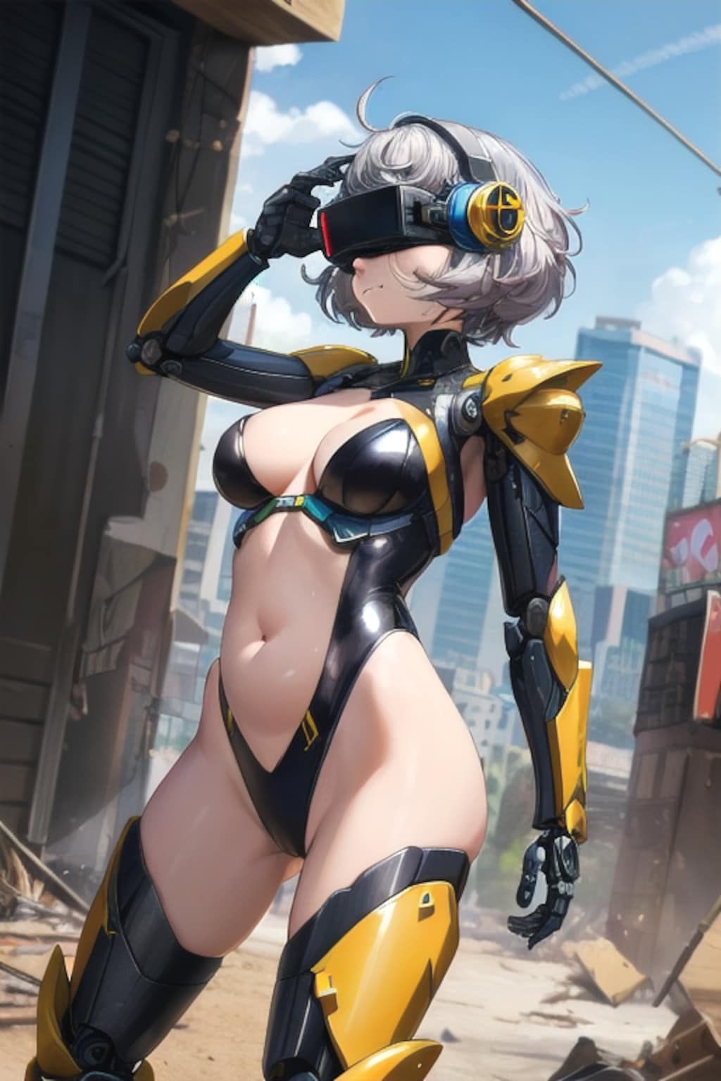 HMDだって目隠しです