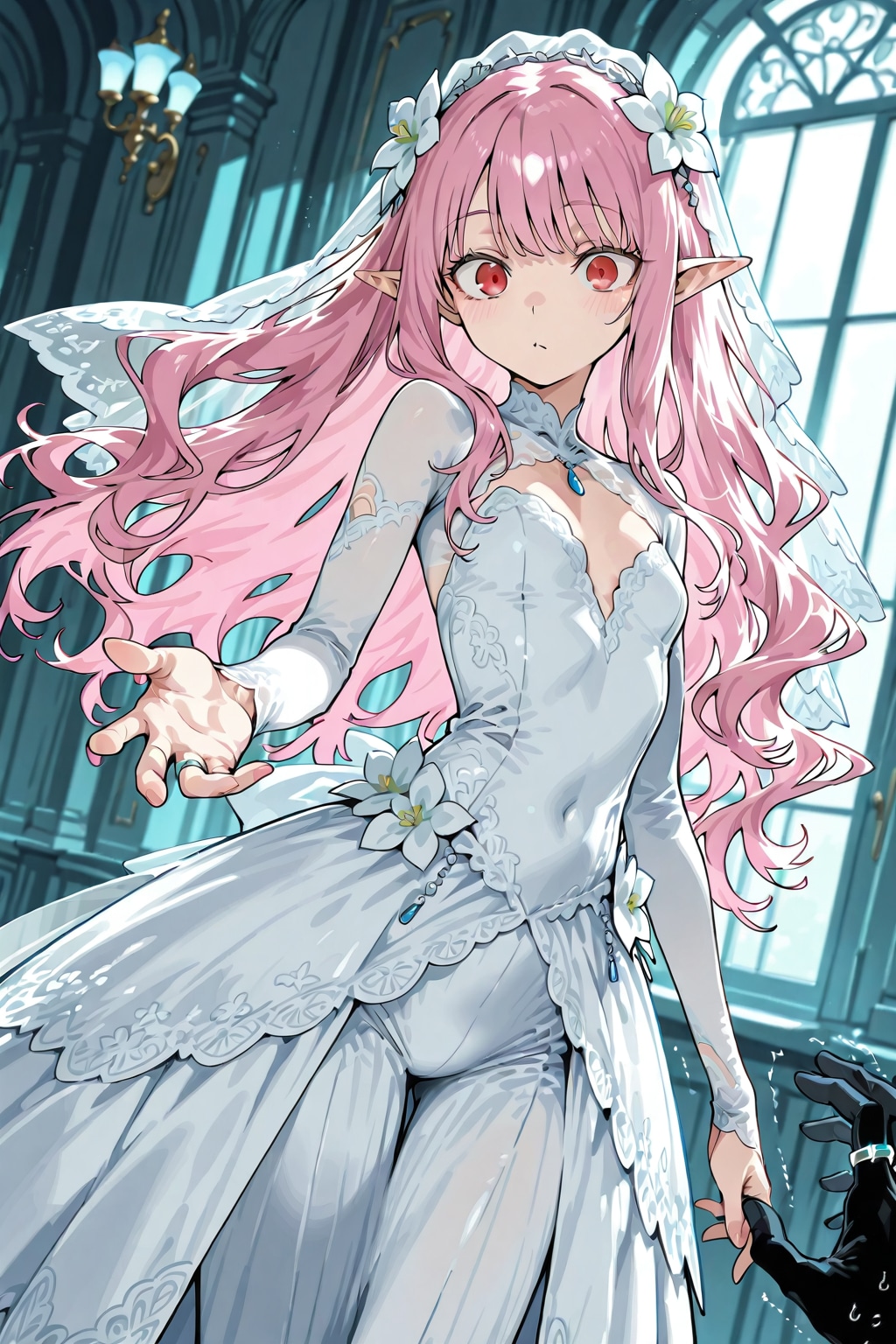 surprise at the wedding