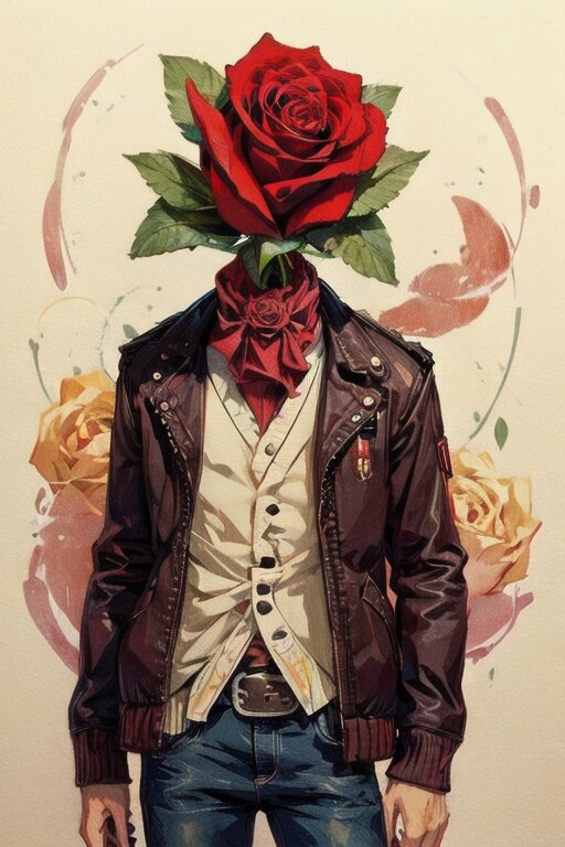 薔薇のモデルさん