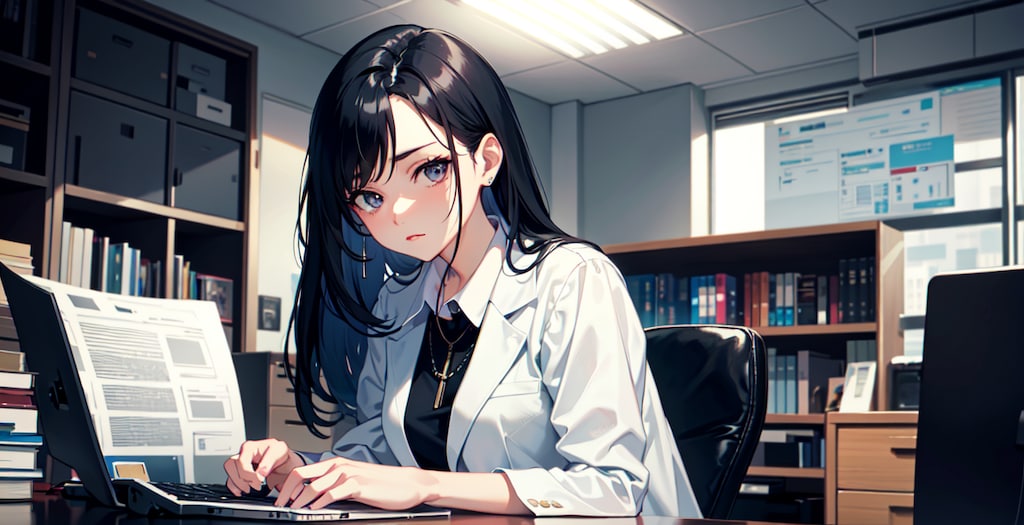 秘書ちゃん（note用ヘッダー画像）