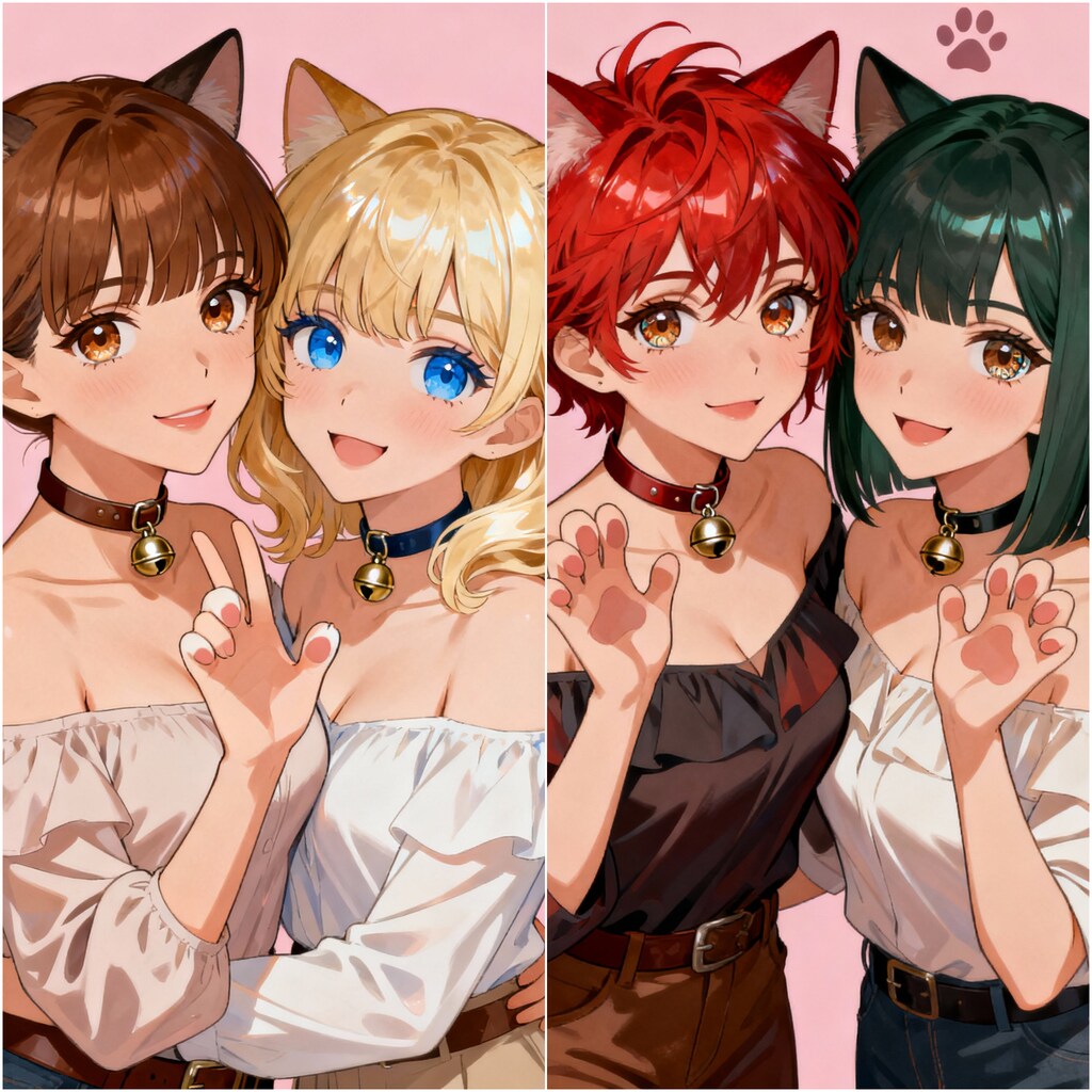 Seedreamなうちの子たち【澄香×エマ】【流夏×琴乃】