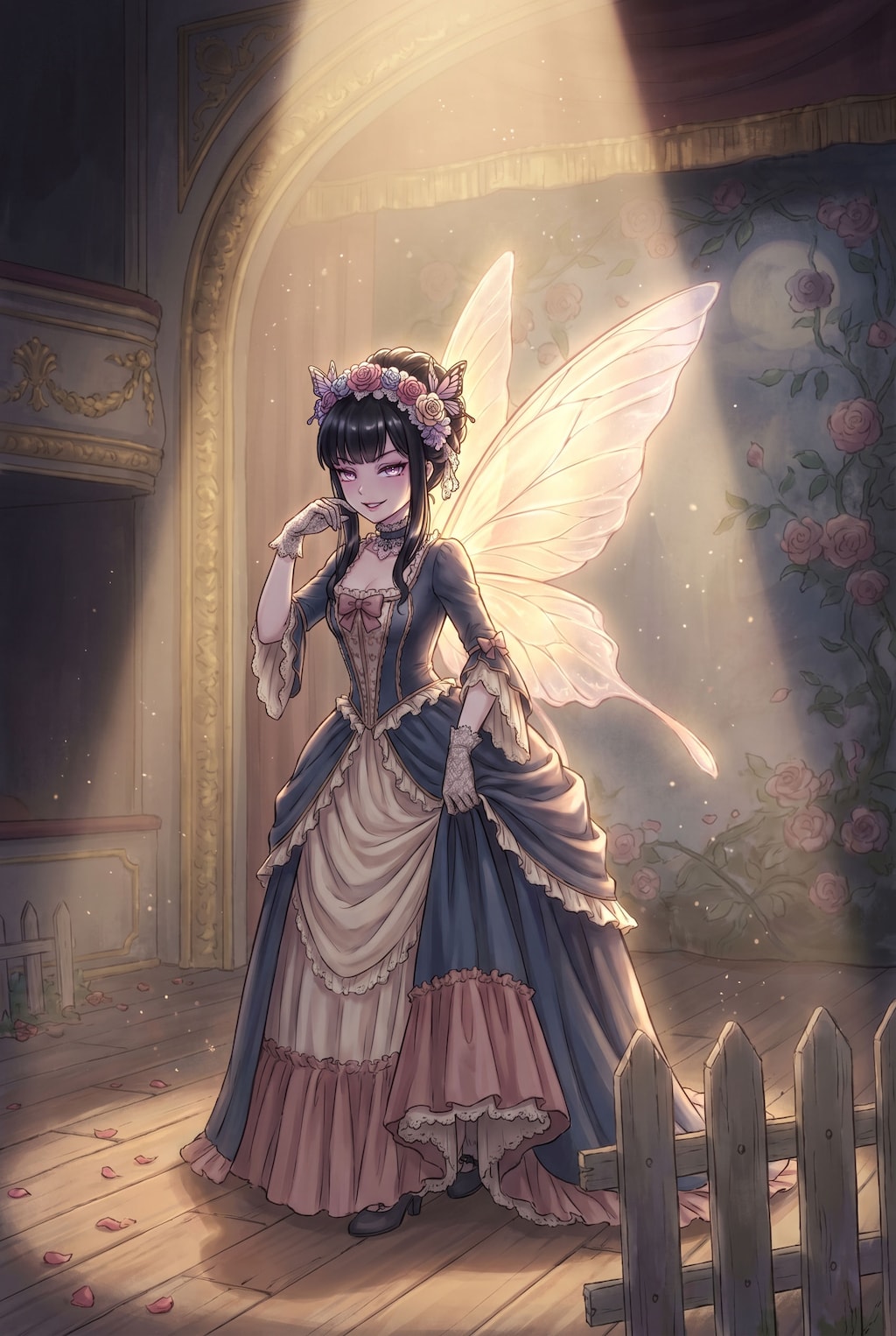 紫夜花蝶