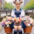 金団子ちゃんとデコチャリ 5枚目
