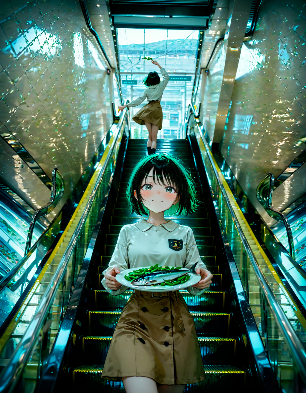 今日はサバの日。さやえんどうの日。エスカレーターの日　その２