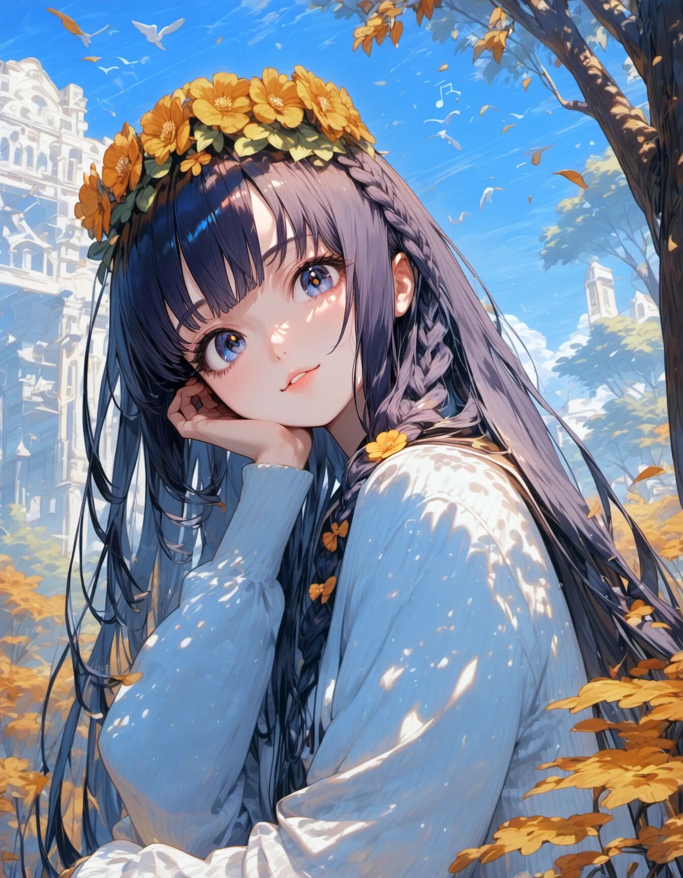Crowned by the Golden Season | の人気AIイラスト・グラビア