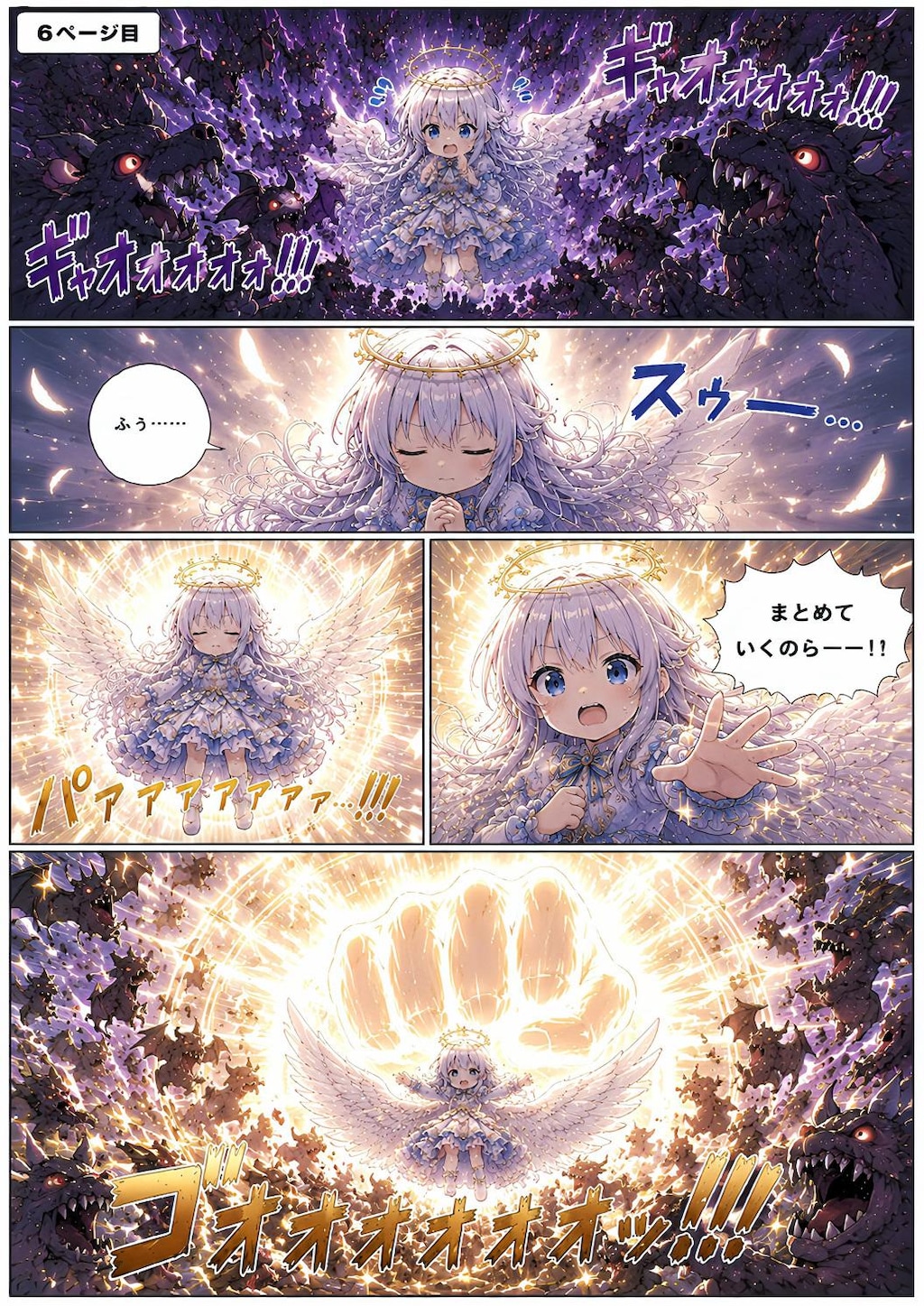 ルルエルのパワー全開なのらー
