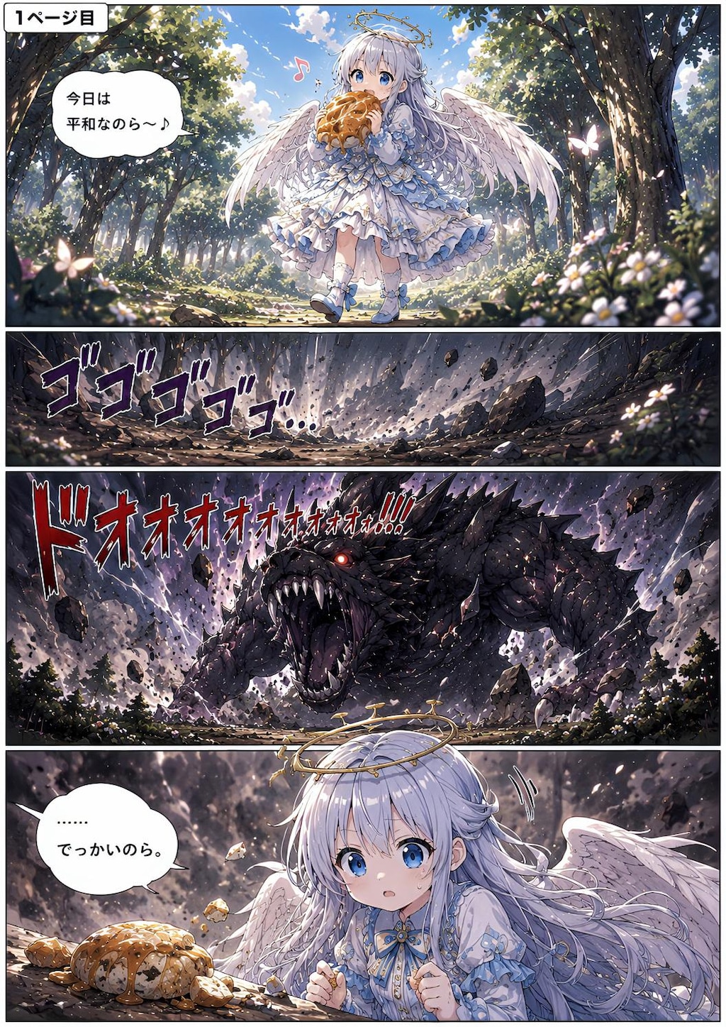 ルルエルのパワー全開なのらー