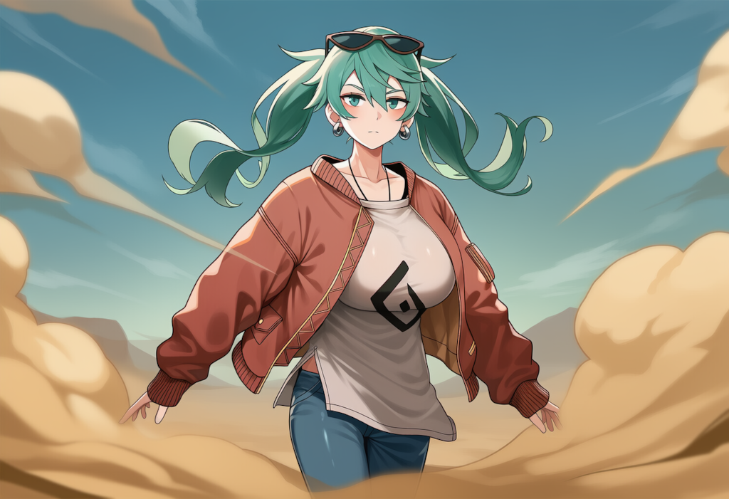 ボカロ　砂の惑星　初音ミク（爆乳版）