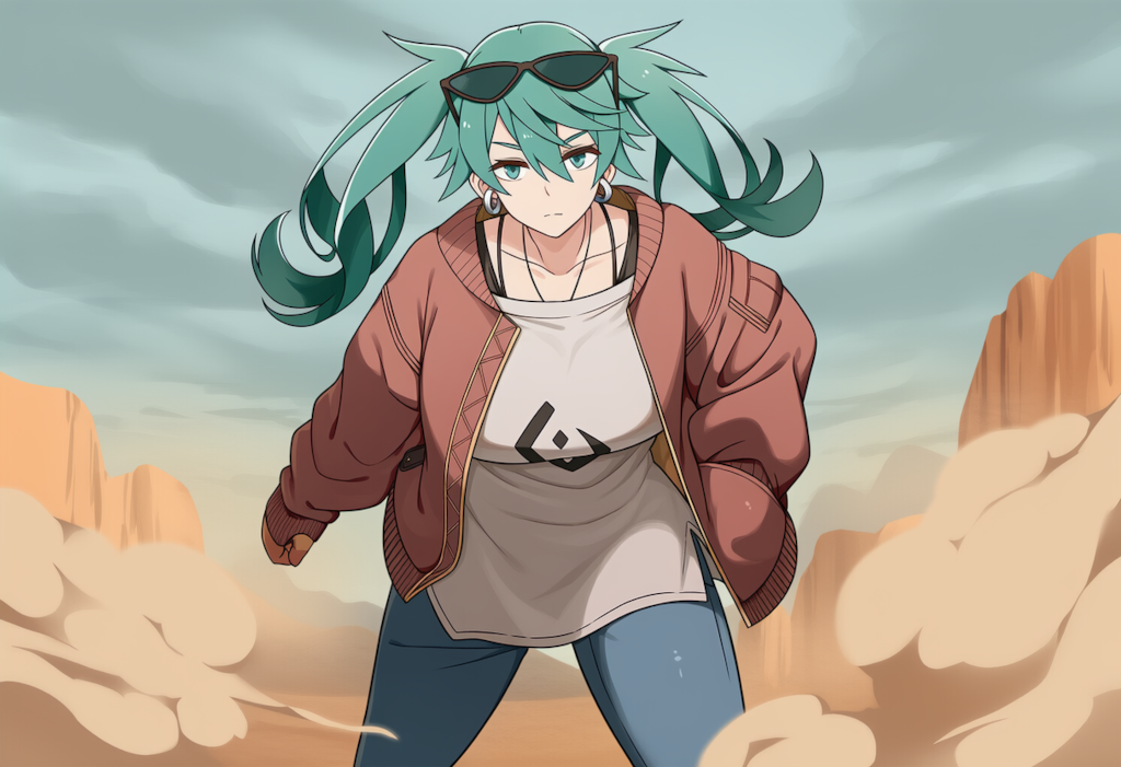 ボカロ　砂の惑星　初音ミク（爆乳版）