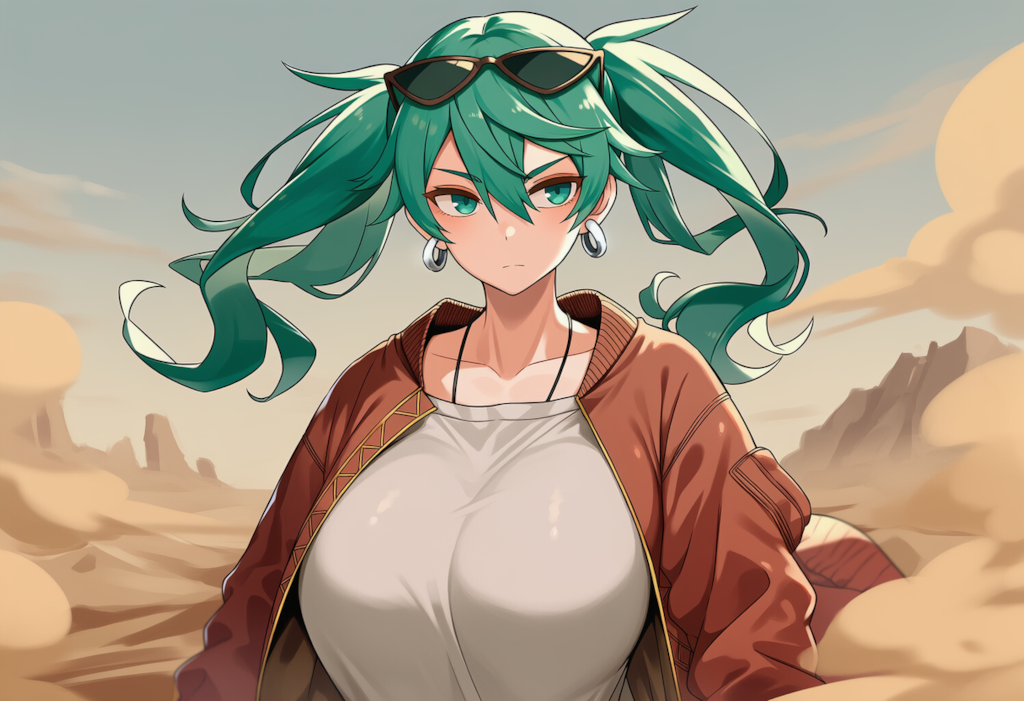 ボカロ　砂の惑星　初音ミク（爆乳版）