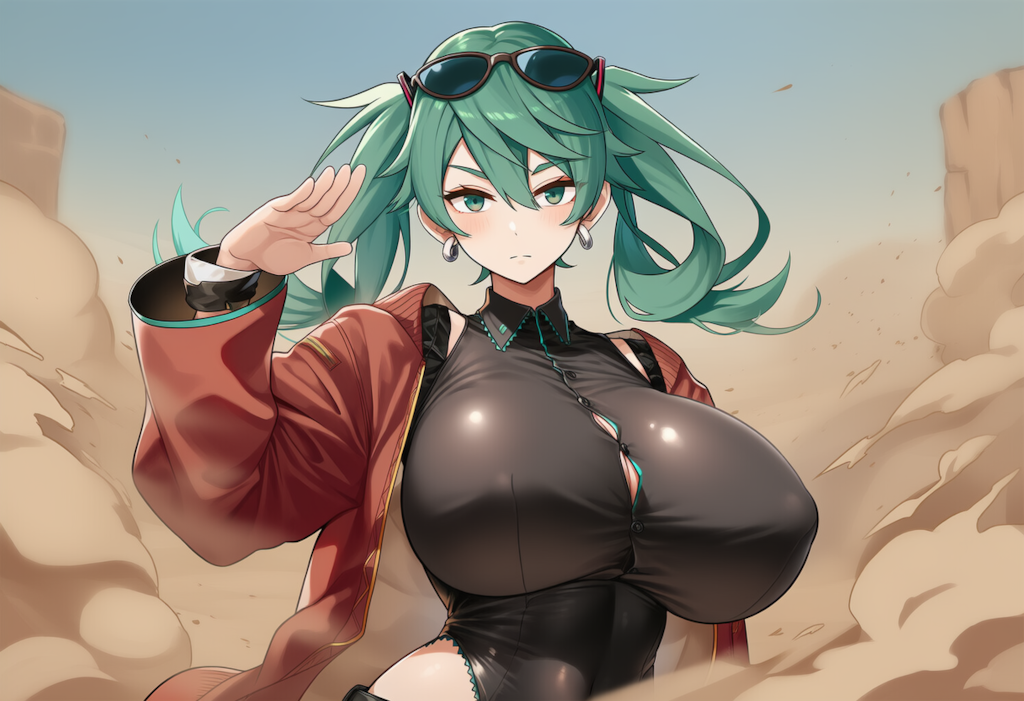 ボカロ　砂の惑星　初音ミク（爆乳版）