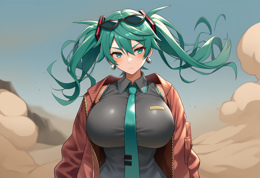 ボカロ　砂の惑星　初音ミク（爆乳版）