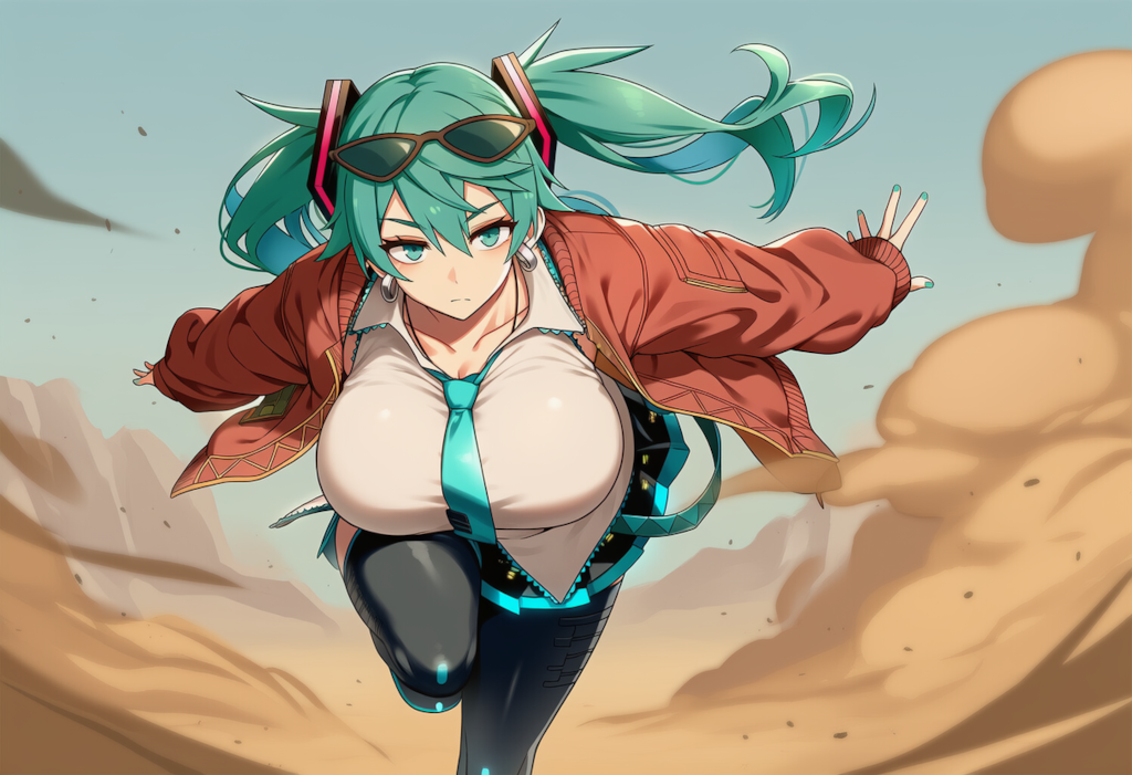 ボカロ　砂の惑星　初音ミク（爆乳版）