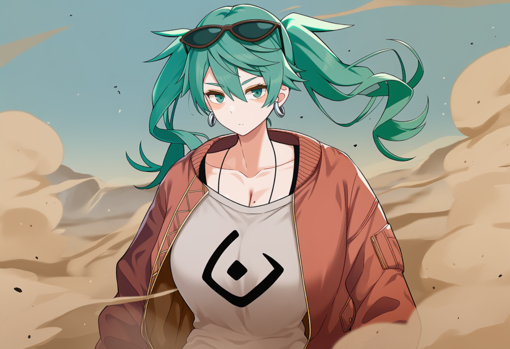 ボカロ　砂の惑星　初音ミク（爆乳版）