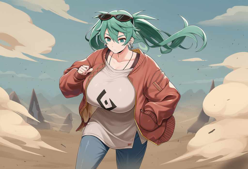 ボカロ　砂の惑星　初音ミク（爆乳版）