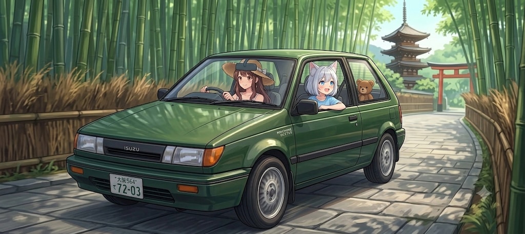 薺ちゃんとSumiちゃんでツーショットドライブfeat.クマちゃん