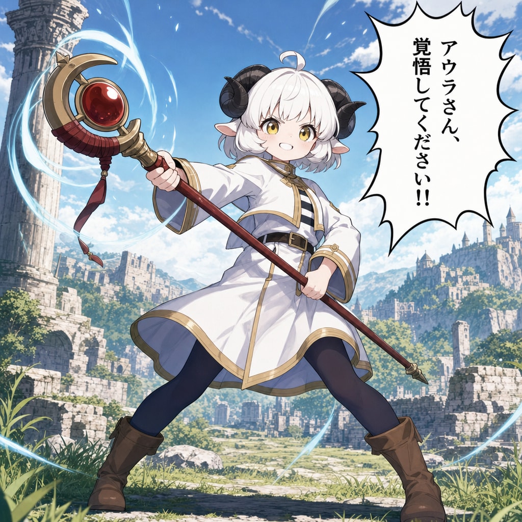 フリーレンのコスプレをするメイちゃん♡