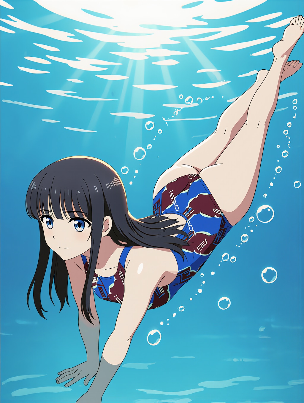 司馬深雪の競泳水着姿　詰め合わせ　第２弾