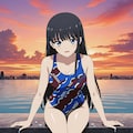 司馬深雪の競泳水着姿　詰め合わせ　第２弾 6枚目