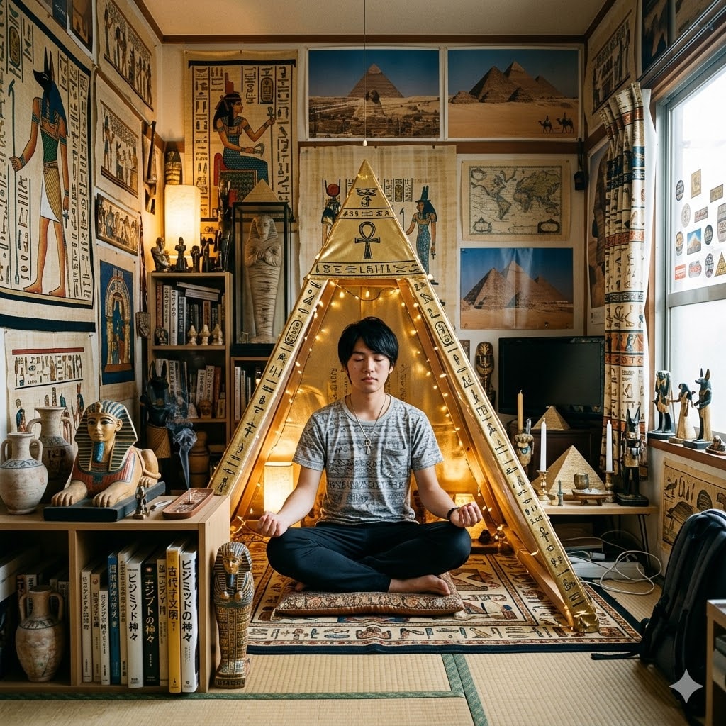 部屋がエジプトっぽいヤツ