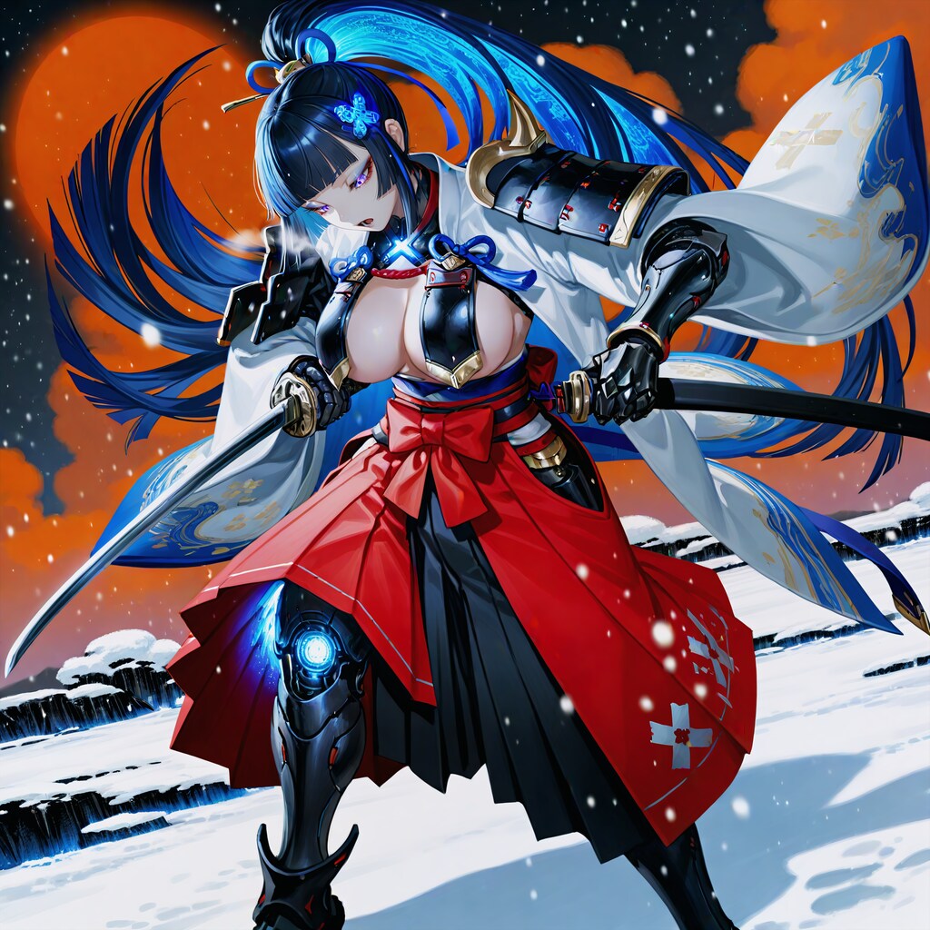 雪中の刃
