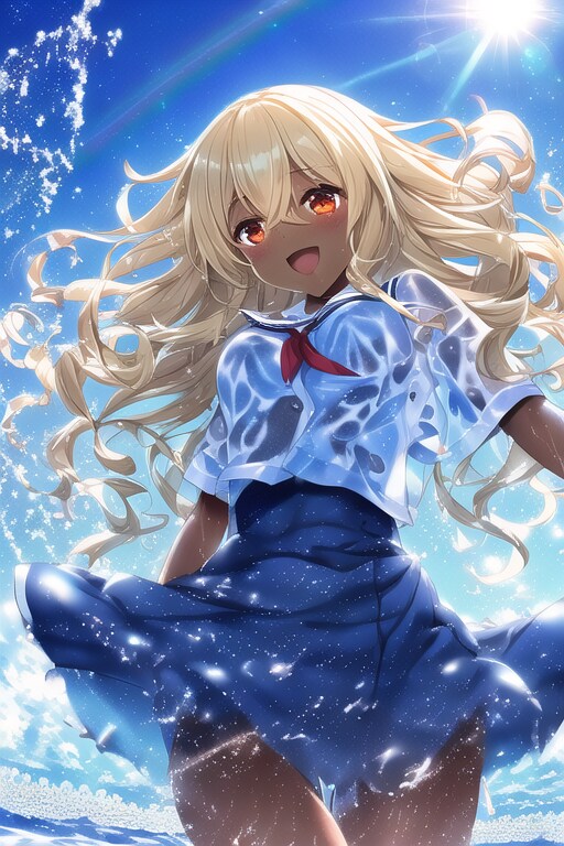 水遊び！２