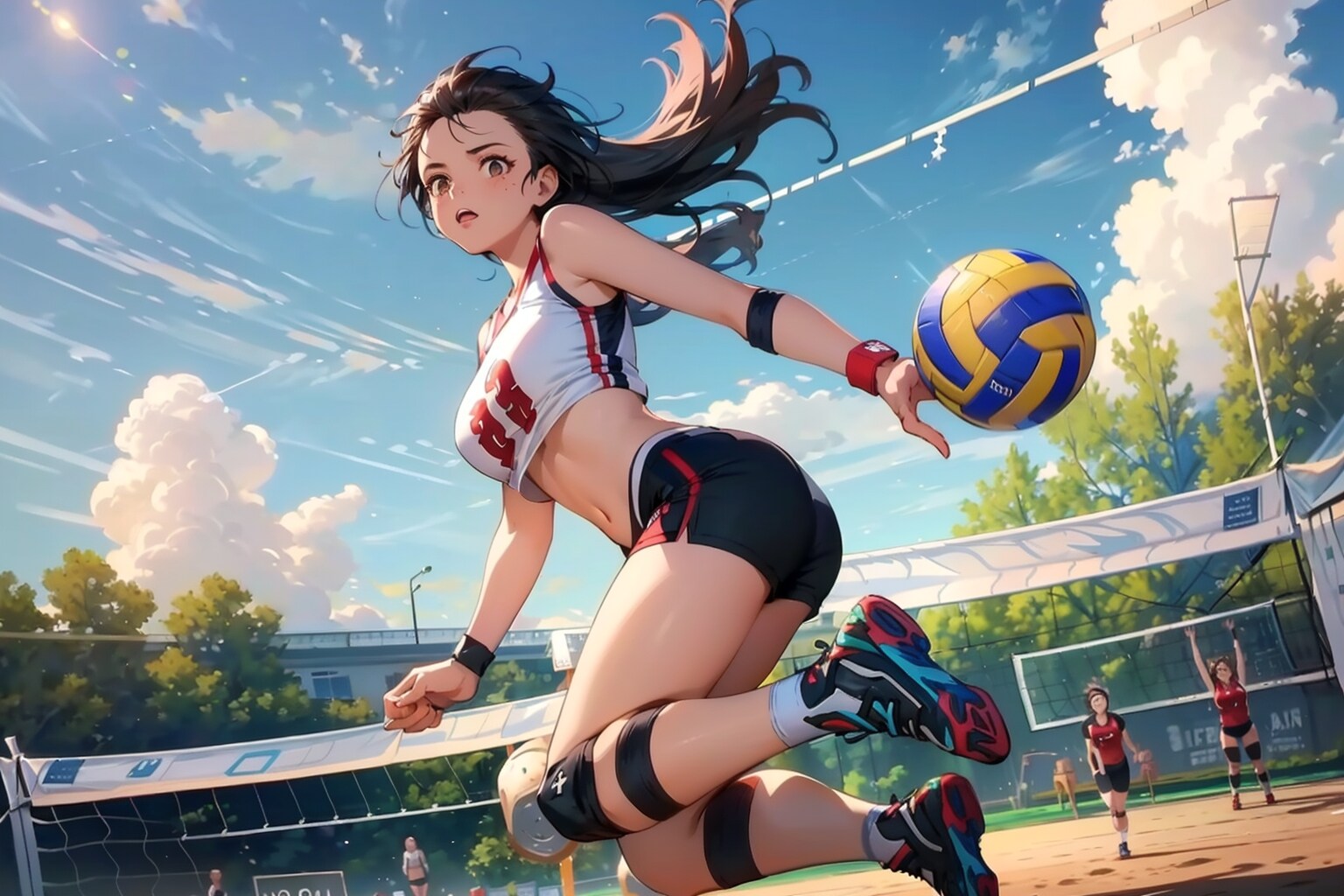 全力バレーボール少女8