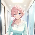 桃髪女子627 2枚目