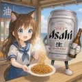 手から焼きそばを出せる小さな女の子 3枚目