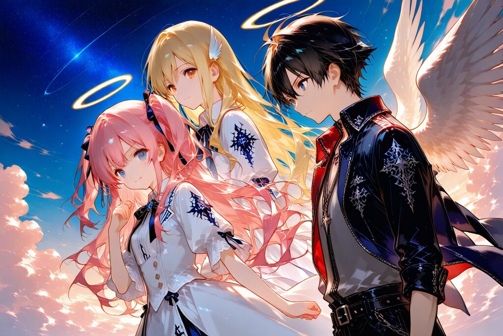 天使と悪魔が口げんかをしている