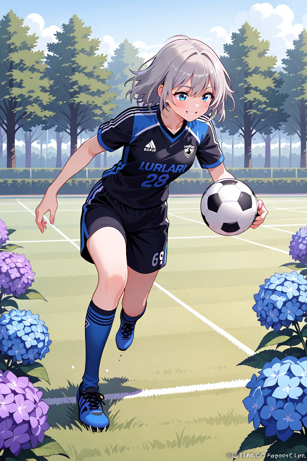 紫陽花サッカー　LILY版