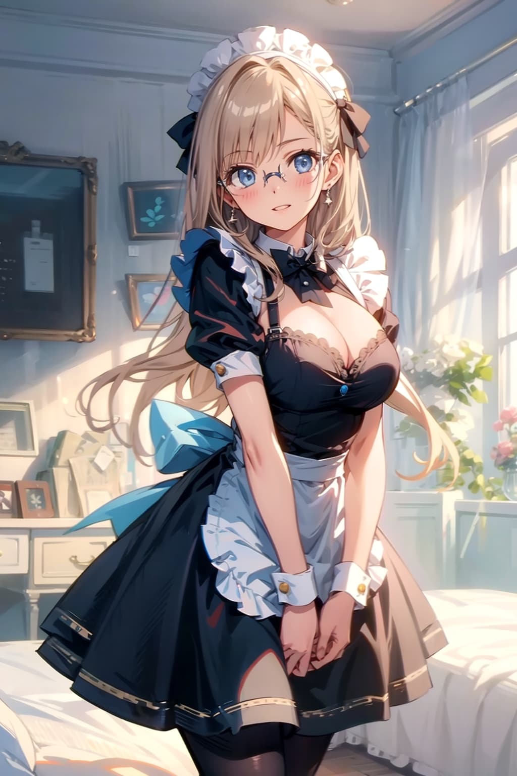 メガネ美少女メイド