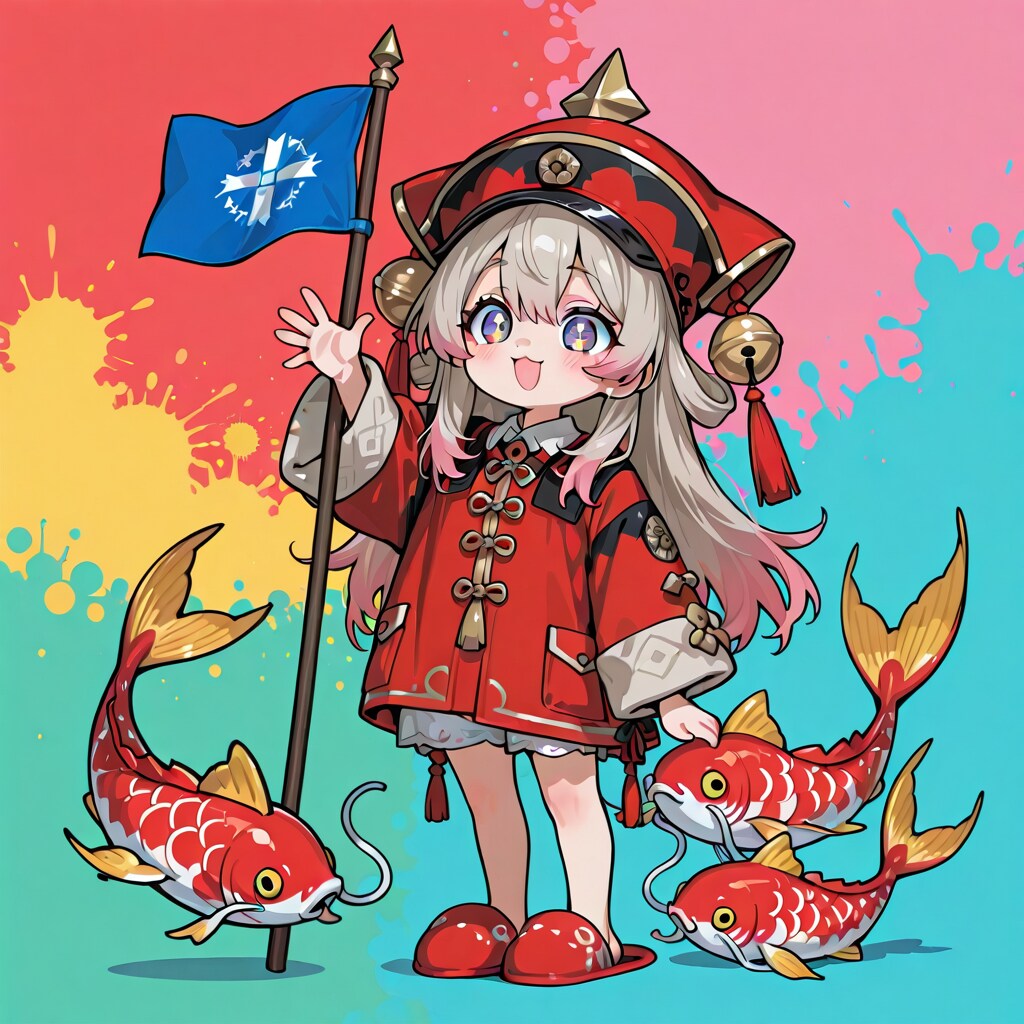 【E】鯉のぼりが、うまく、いきませぇんっ | の人気AIイラスト・グラビア