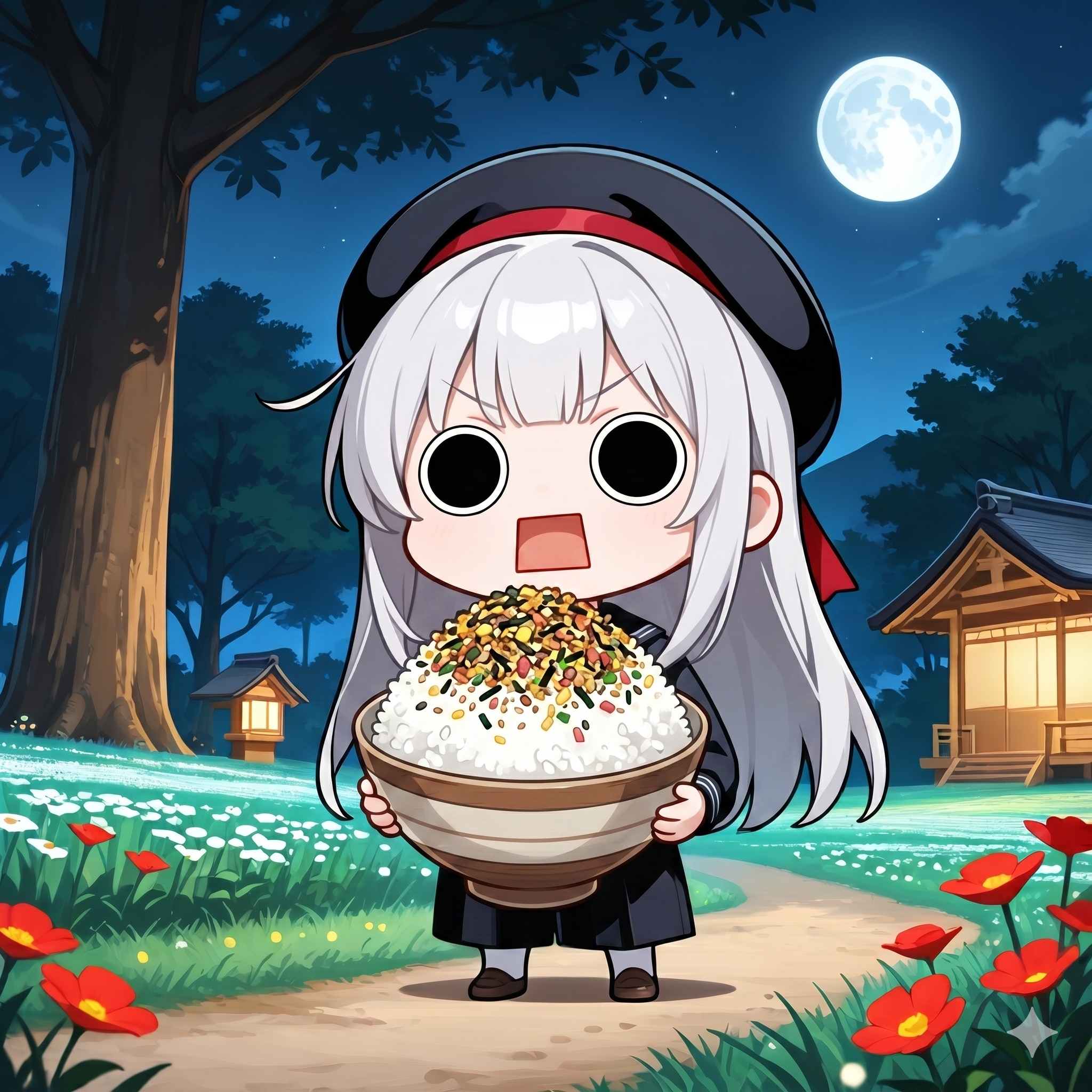 ふりかけ御飯えらいこっちゃ嬢 | の人気AIイラスト・グラビア