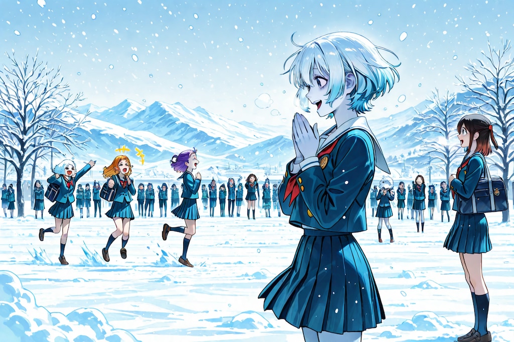 雪女ちゃんと再会