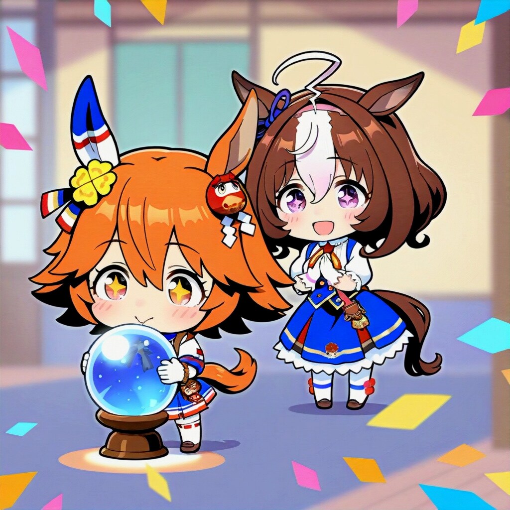 フクキタルとドトウ