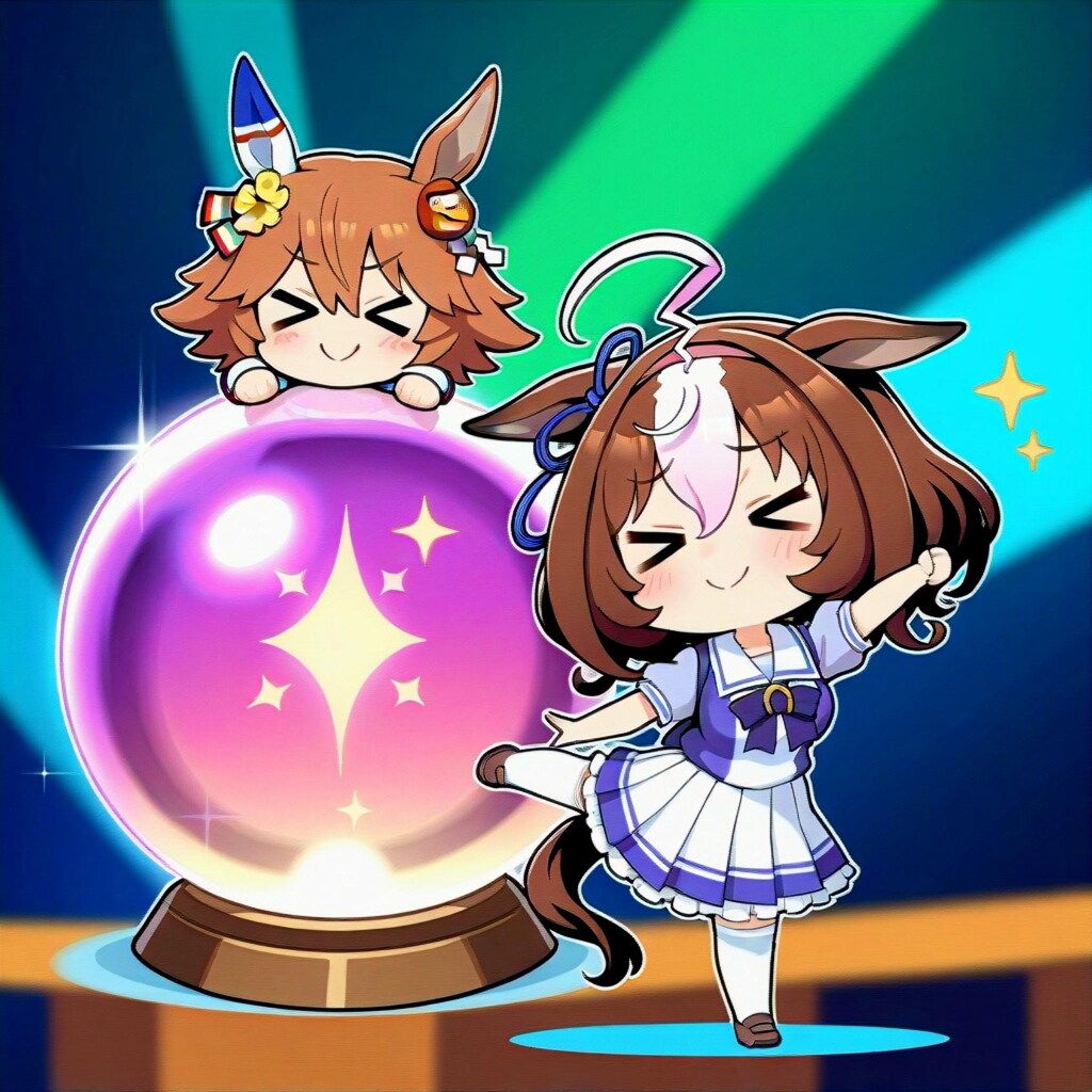 フクキタルとドトウ