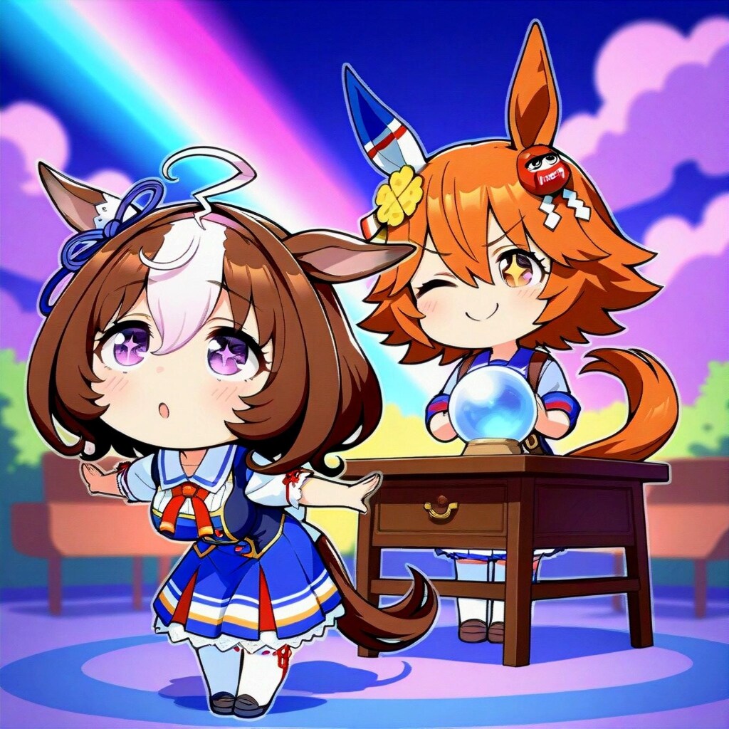 フクキタルとドトウ