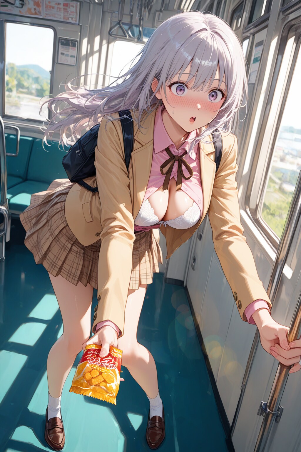 プチっと！？♡　限界迎えちゃったシャツさん