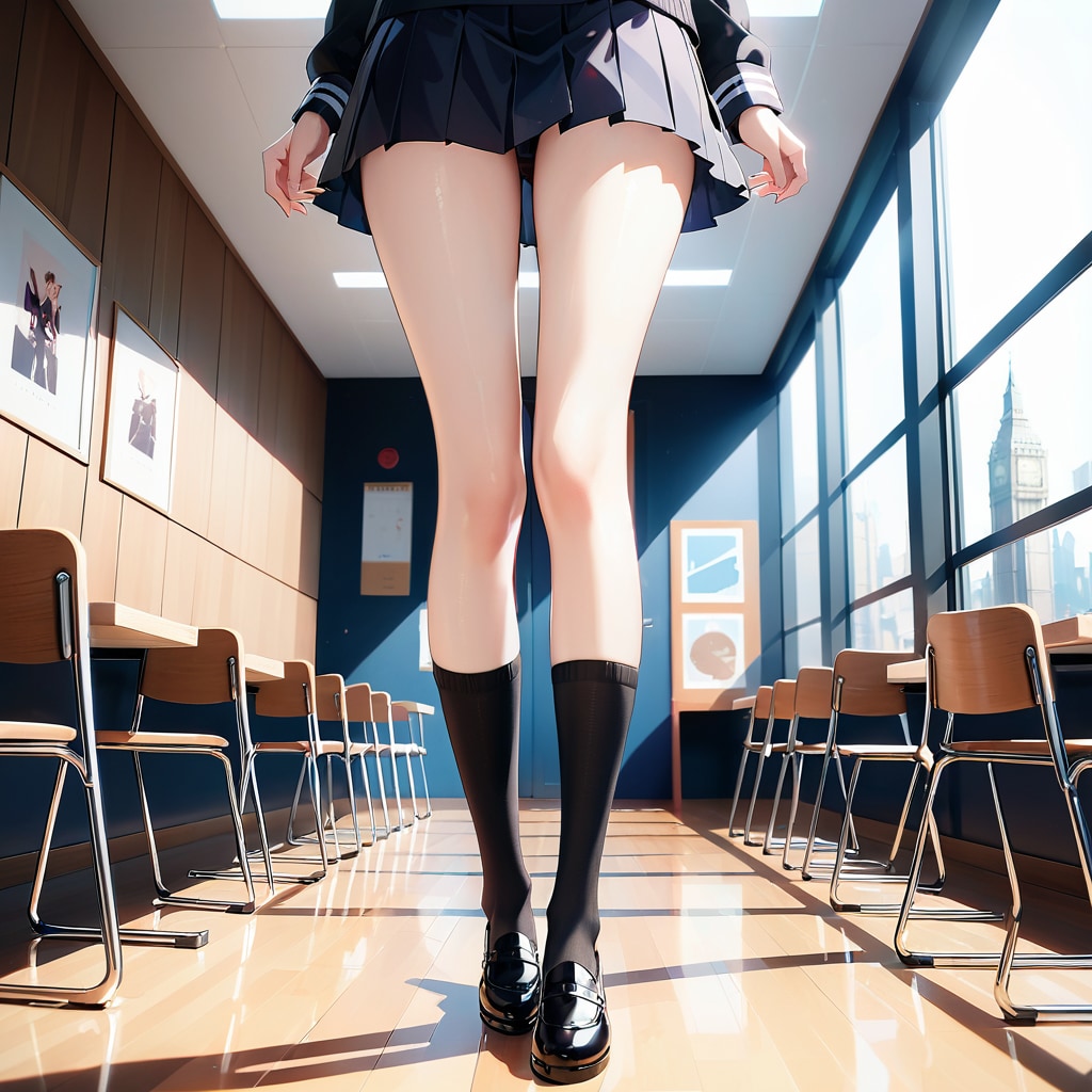 美脚女子高生