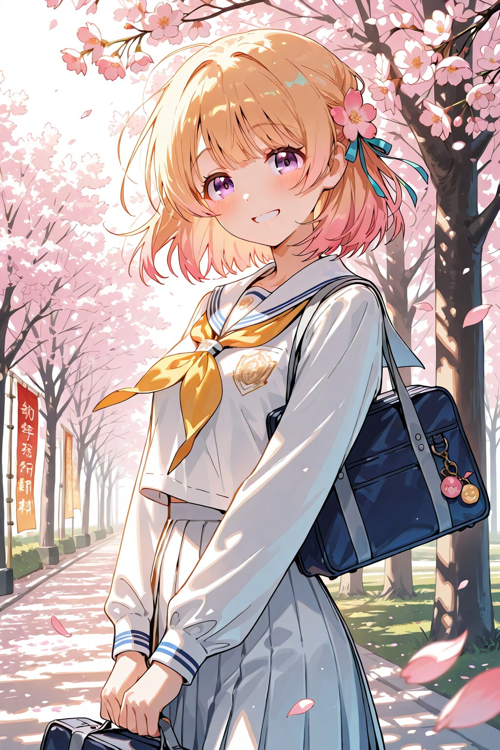一緒に登校