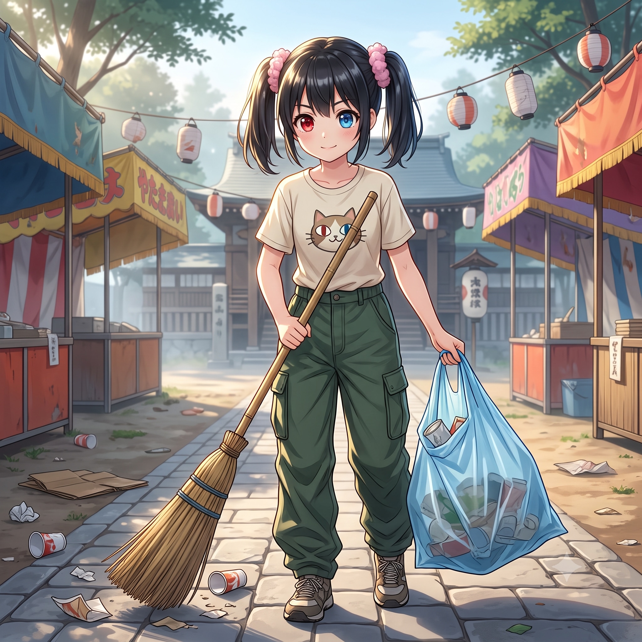 清掃ボランティア　アケちゃん