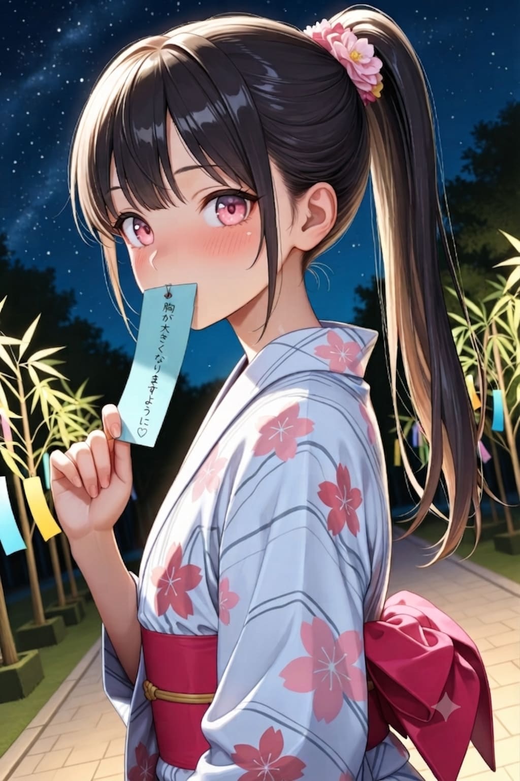 【本日の板野ちゃん】「星に願いを・・・♡」