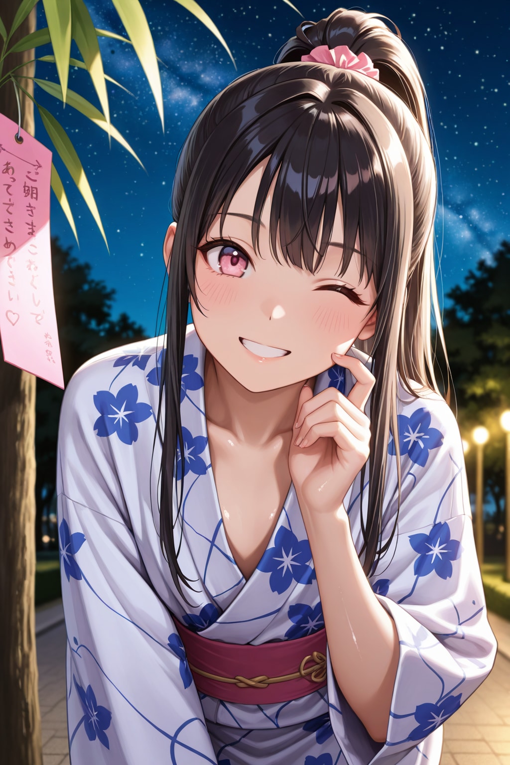 【本日の板野ちゃん】「星に願いを・・・♡」