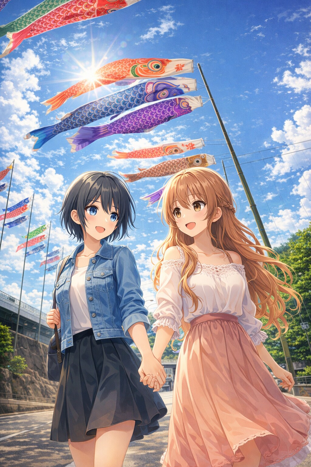 鯉のぼり（端午の節句　01） | の人気AIイラスト・グラビア
