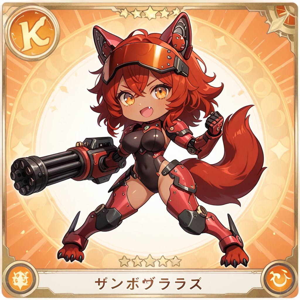 SDシール絵風EtOボーグスおまけ・デミビーストボーグス | の人気AIイラスト・グラビア