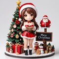 ミニチュア サンタガール 2枚目