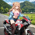 おバイクでツーリング中のさとみん #1 10枚目
