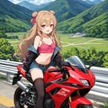 おバイクでツーリング中のさとみん #1 11枚目
