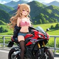 おバイクでツーリング中のさとみん #1 9枚目